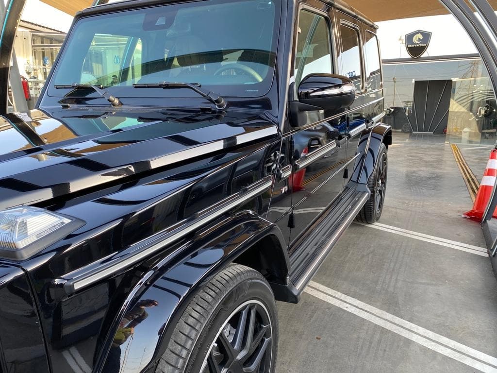 G-Class in the wash bay