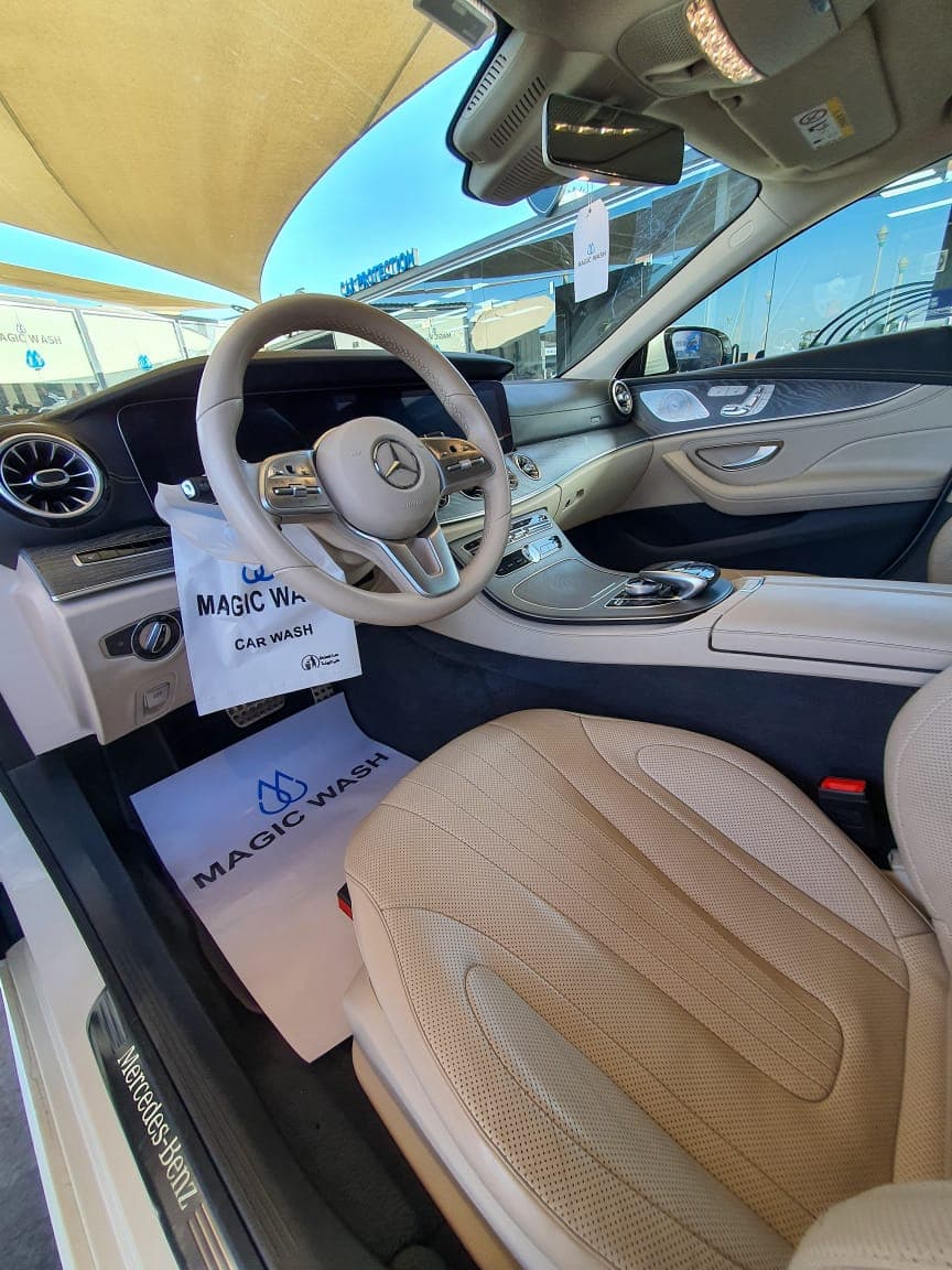Interior car detailing
